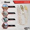 Liberty Line Bison 25 Foot Vertical White Polydac Rope Lifeline