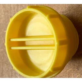 AL-KO Secure Receiver Caps (Pack of 5) (One Size) (Yellow)