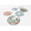 Kutani Paper Plates (6 Types, 10 Sets Total, 60 Pieces),