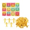 24Pcs Christmas Mini Slinky Rainbow Smiley Face Springs Fidgets Toy,Coil