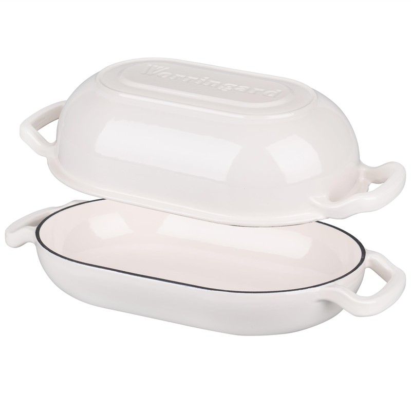 VORRINGARD Enameled Cast Iron Sourdough Bread Oven, Dutch Oven, Loaf