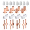 Pack of 32 Plasma Cutter Nozzle, Plasma Cutting Consumables Ceramic