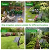 Solar Drip Irrigation Kit System, HEKIWAY 15Pots Solar Powered Auto