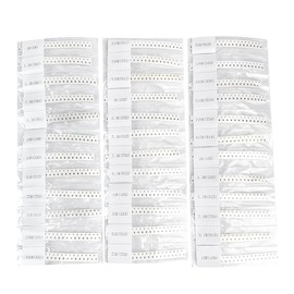 36Values 0603 SMD Resistor Kit 1R-10M Ω ohm 1/10W 0.1W ±5% Tolerance Thick Film 1-10MR SMT Chip Resistors