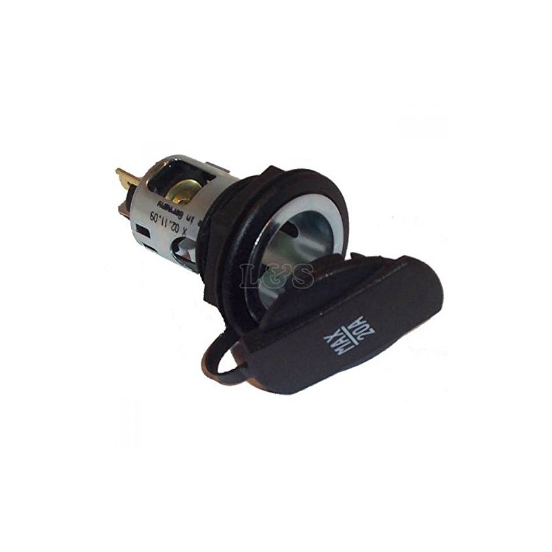 Durite Power Socket w/Cover, 20A - 0-601-01