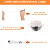 Jiujuda9 2 Pcs Ceramic Bathroom Light Pull Cord Handle with