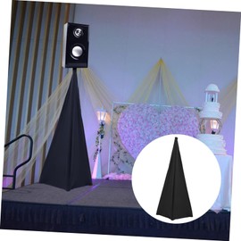 SUPVOX Polyester Speaker Stand Cover Adjustable Two-Sided Protector for Tripod Stage Accessory for Weddings Concerts and Events