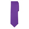 Jacob Alexander Solid Color Men's Regular Tie - Violet Purple