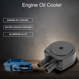 TUCKBOLD Engine Oil Cooler for Ford Escape No.1S7Z6A642AAA | Transmission Oil Cooler Black Aluminum Alloy 1 Pc for Mercury Mariner