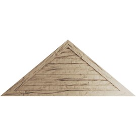 Ekena Millwork GVURTR42X16DRWPR Timberthane Rustic Urethane Gable Vents, Primed Tan