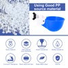Psarnuk Chicken Waterer Cups (16 Pack/Blue) - DIY Automatic Large