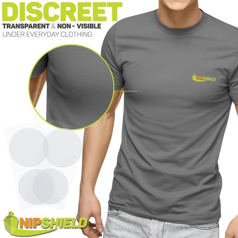 NIPSHIELD Nipple Covers for Running 50-Pack - Anti Chafing Nip