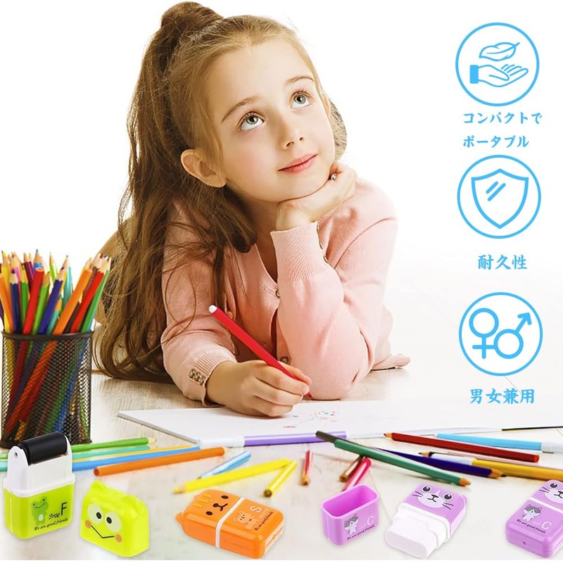 Eraser, Cute Elementary School Students, Roller Eraser, Cute Stationery, School