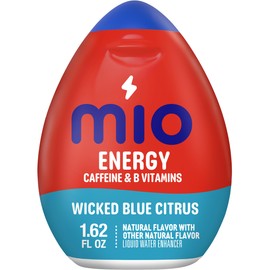 Mio Energy Liquid Water Enhancer, Wicked Blue Citrus, 1.62 Oz (Pack of 10)