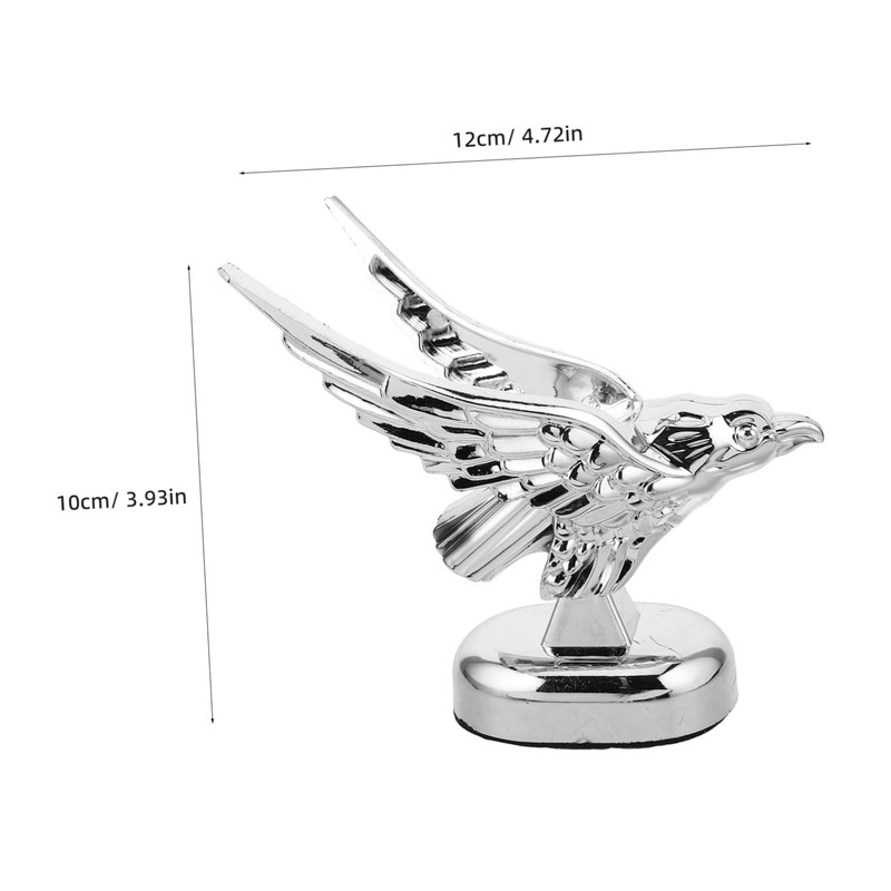 Mobestech Hood Ornament for Trucks Car Engine Hood Decoration Plastic
