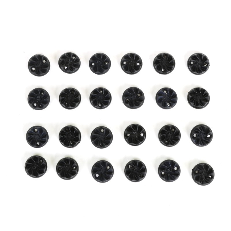 KNK 24pcs Universal Cricket Rubber Spikes – Compatible with All