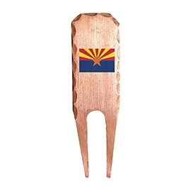Arizona State Flag Forged Copper Golf Divot Tool by Sunfish