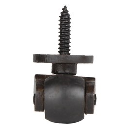 Set of 4 Solid Brass Caster Heavy Duty & Safe for All Floors Perfect Replacement for Floor Mat Oil Rubbed Bronze Finish Caster Wheels for Chairs/Tables/Furniture