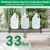 2 Pack Black Expandable Cabinet Shelf Organizer 13.7-23.6" L Stackable