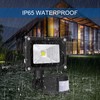 Z Motion Sensor Flood Lights Outdoor,10W Induction LED Lamp, IP65