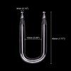 WEAVERBIRD U Shape CO2 Diffuser Aquarium Fish Tank Spacing 0.59"