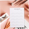 Beavorty Realistic Eyelash Extension Practice Kit Lash Mapping Training Book