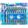 BioSwiss ErgoFlex Toothbrushes, Pack of 12 Manual Toothbrush Set with