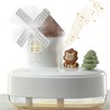 Windmill Music Box Humidifier Creative Bedroom Office Wireless Portable Rotating