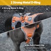 Huntboo Escape Proof Dog Harness, Escape Artist Harness, Fully Reflective