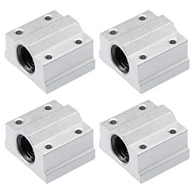 sourcing map SCS8UU Linear Ball Bearing Slide Block Units, 8mm Bore Dia (Pack of 4)