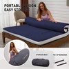 Dr.Futon Japanese Floor Futon Mattress Extra Thick Folding Roll Up