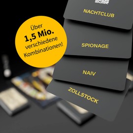 MAGNIFICUM Partyspiel: MONOLOGO - Der Party-Spaß für Improvisations-Talente, EIN Detektiv-Casting als Brettspiel | Kartenspiel Geburtstage Weihnachten Silvester