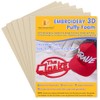 New brothread - 15 Options- 6PCS Embroidery Puffy Foam 9″x12″