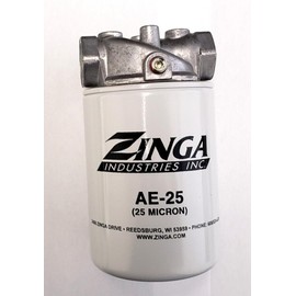Zinga Filter Assembly - 3/4 NPT Housing with 25 Micron Filter
