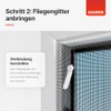 GAUDER GAUDER Fliegengitter fr Fenster (110 x 130 cm |
