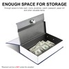 Tahoe trails Book Safe with Key Lock, Portable Metal Safe