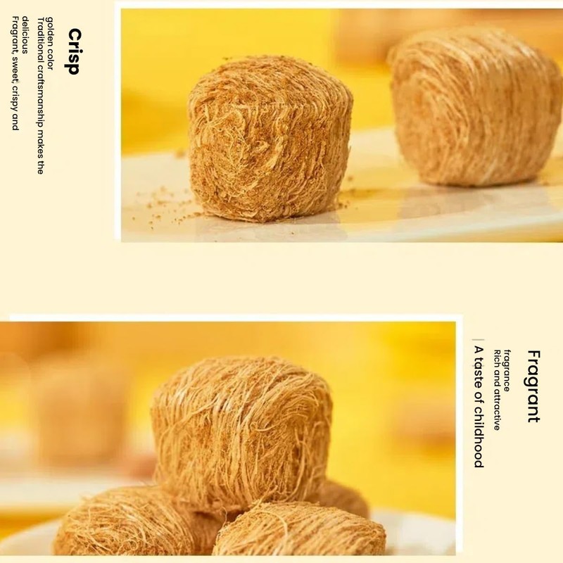 Pastry Dough,dragons beard candy 200g，Dragon Beard Candy,Chinese Crisp Candy