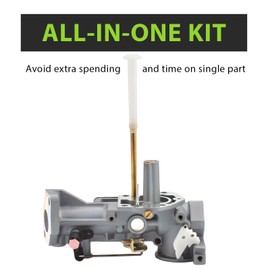 498298 Carburetor 495426 692784 495951 Kit for 135202 133202 133212 136202 137202 5HP engines Carb, Fits Lawn Mower/Rototillers/Snowblower with 5021K Diaphragm Kit