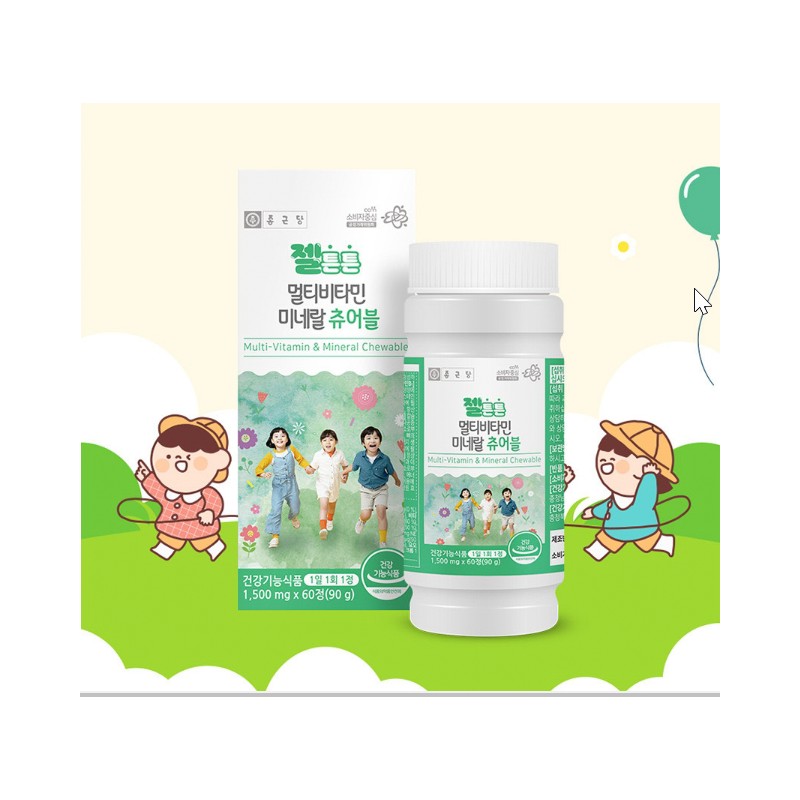 Chong Kun Dang Multivitamin Mineral Chewables 60 Tablets Multivitamin Mineral