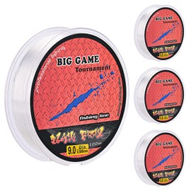 Fishing Line 400m – Clear Monofilament Fishing Wire, Strong & Durable Nylon Thread (0.5mm) for Hanging, Crafts & Angling