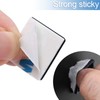 SeuYeugX SeuYeugX Black Cable Tie Zip Self Adhesive Mounts Set,