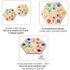 Original Marble Board Game Wooden Double Sided Fast Track Board