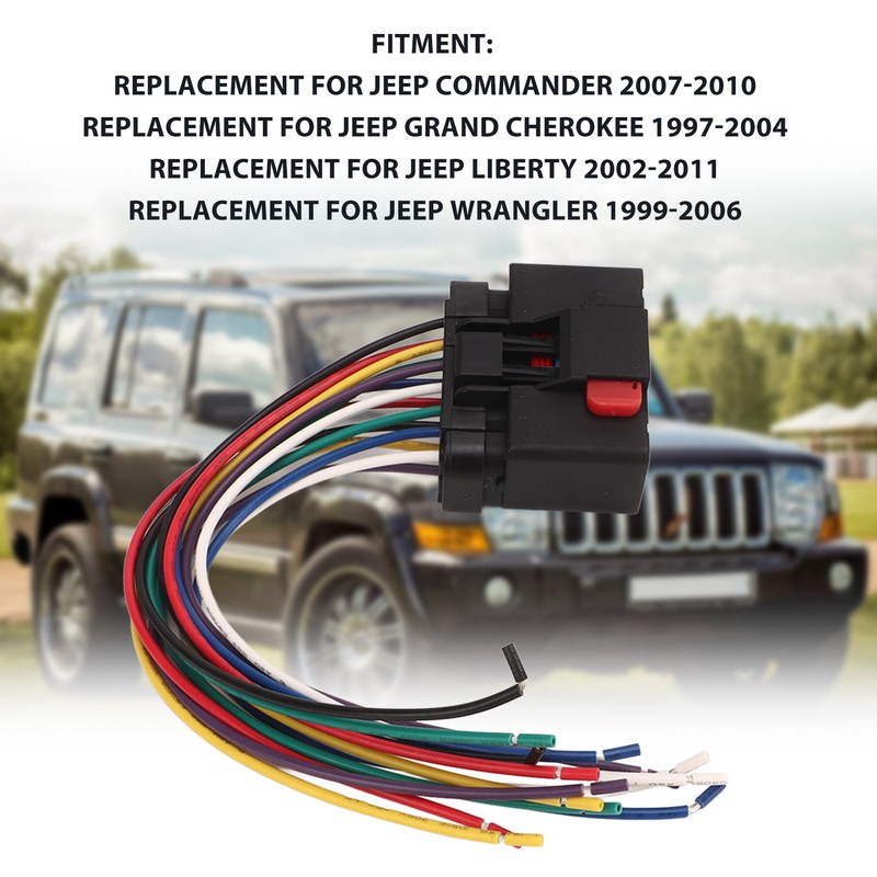 Door Wire Harness Connector Pigtail 5013961AA 14 Way Replacement for