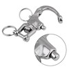 2Pcs Marine Swivel Snap Shackle， 316 Stainless Steel Quick Release