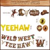 55PCS Western Party Decorations West Cowboy Party Banner Western Wild