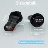 CESFONJER Pack of 20 510 Plastic Drip Tips 510 Flat
