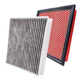 Engine & Cabin Air Filter For EXPEDITION V6 3.5L (2018-2024), F 150 (2015-2023), Navigator (2018-2024). Replace CF12150, CA10262