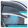 Unbranded 2022-2025 Tape-On Rain Guards for Honda Civic Hatchback
