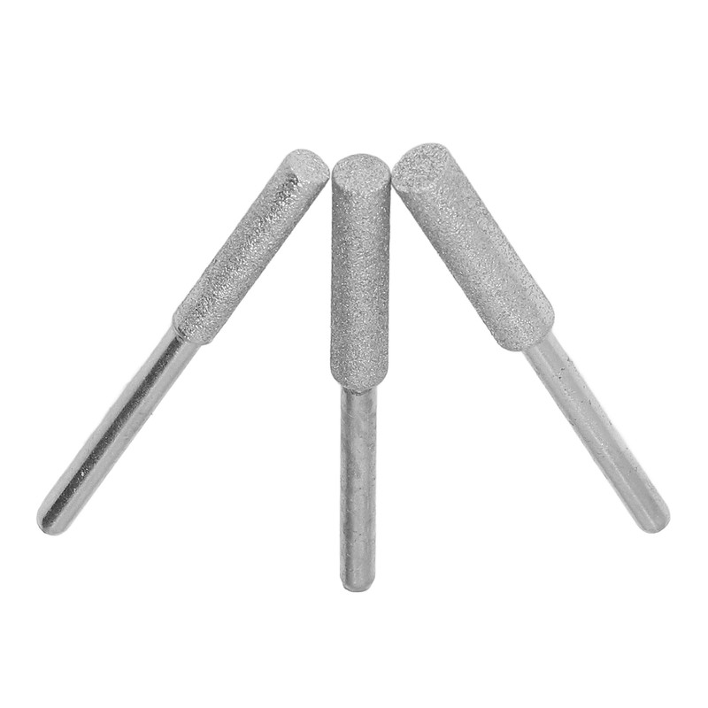30Pcs Chainsaw Sharpener Stone 4.0mm 4.8mm 5.5mm Emery Grinding File