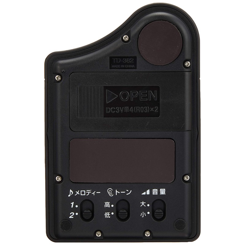 TANITA TD-382-BK Melody Timer, Black